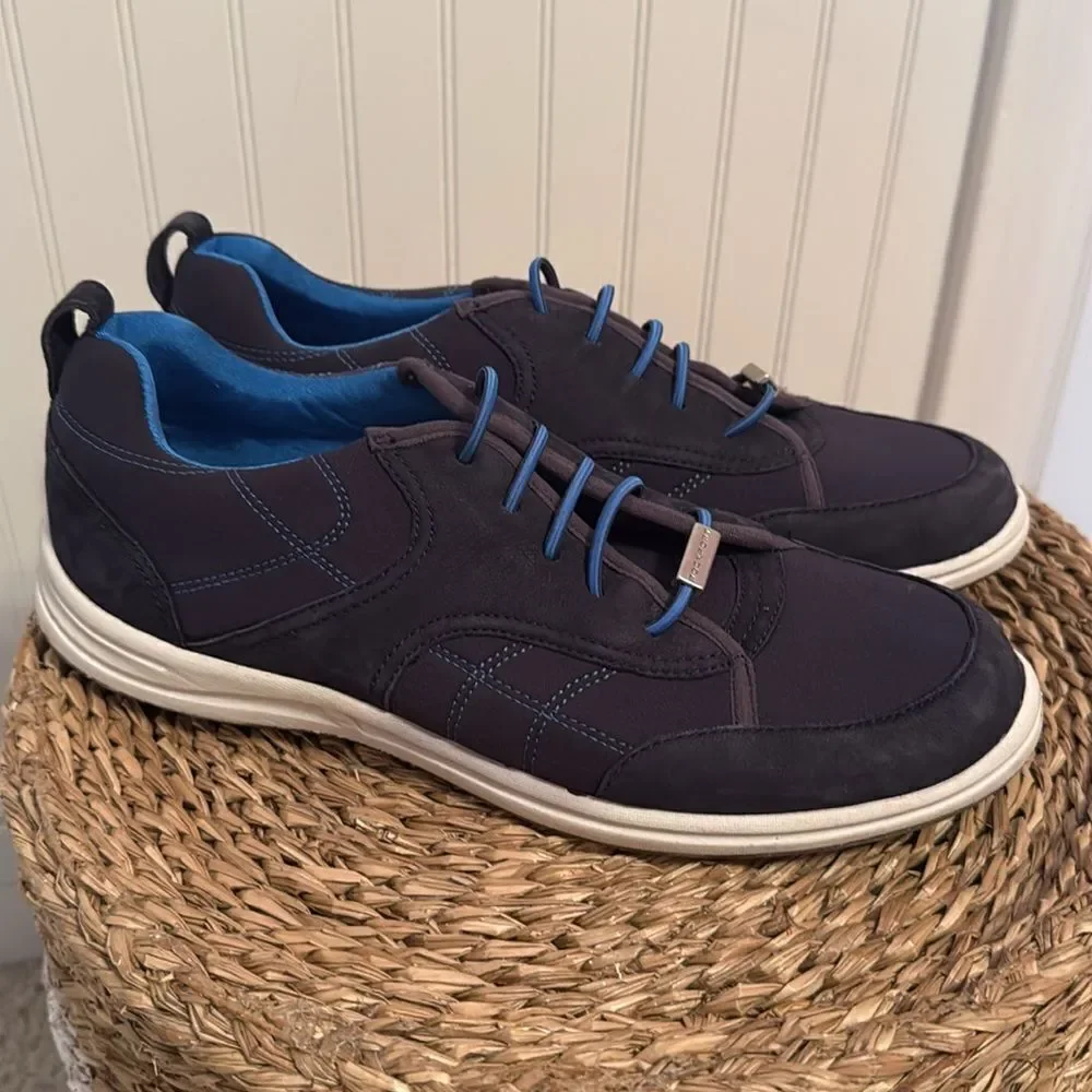 Rockport XCS Adidas WT Elastic Laceup |M76844 Deep Ocean| Size 9.5 - Great